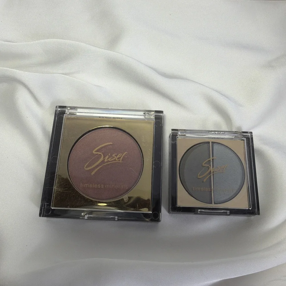 Sisel Timeless Minerals Sage & Sea Salt Eyeshadow & Bronzer Made In‎ USA